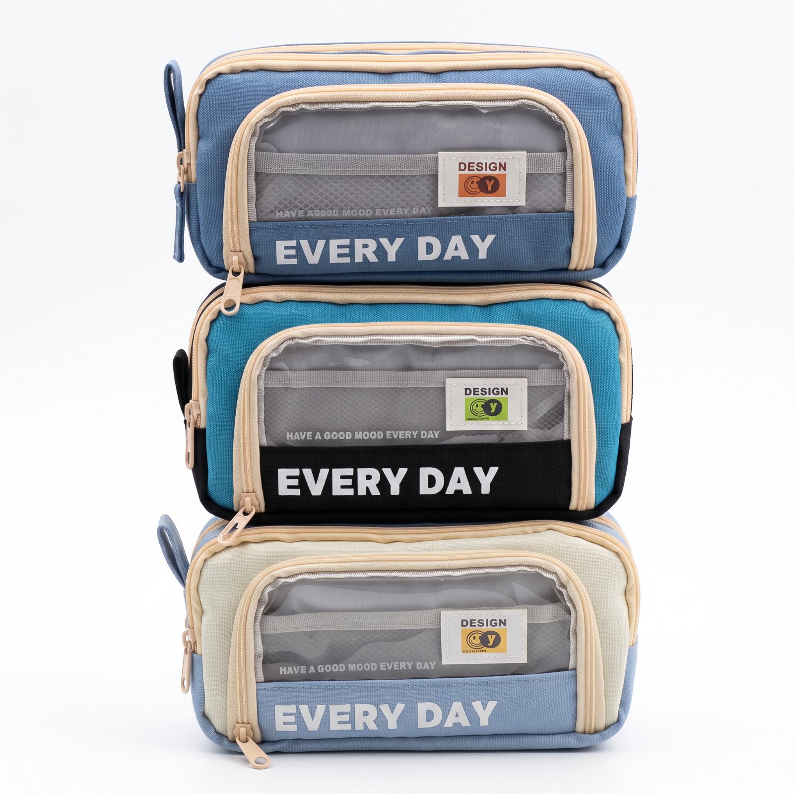 مقلمة قماش 3 سوستة - Every Day